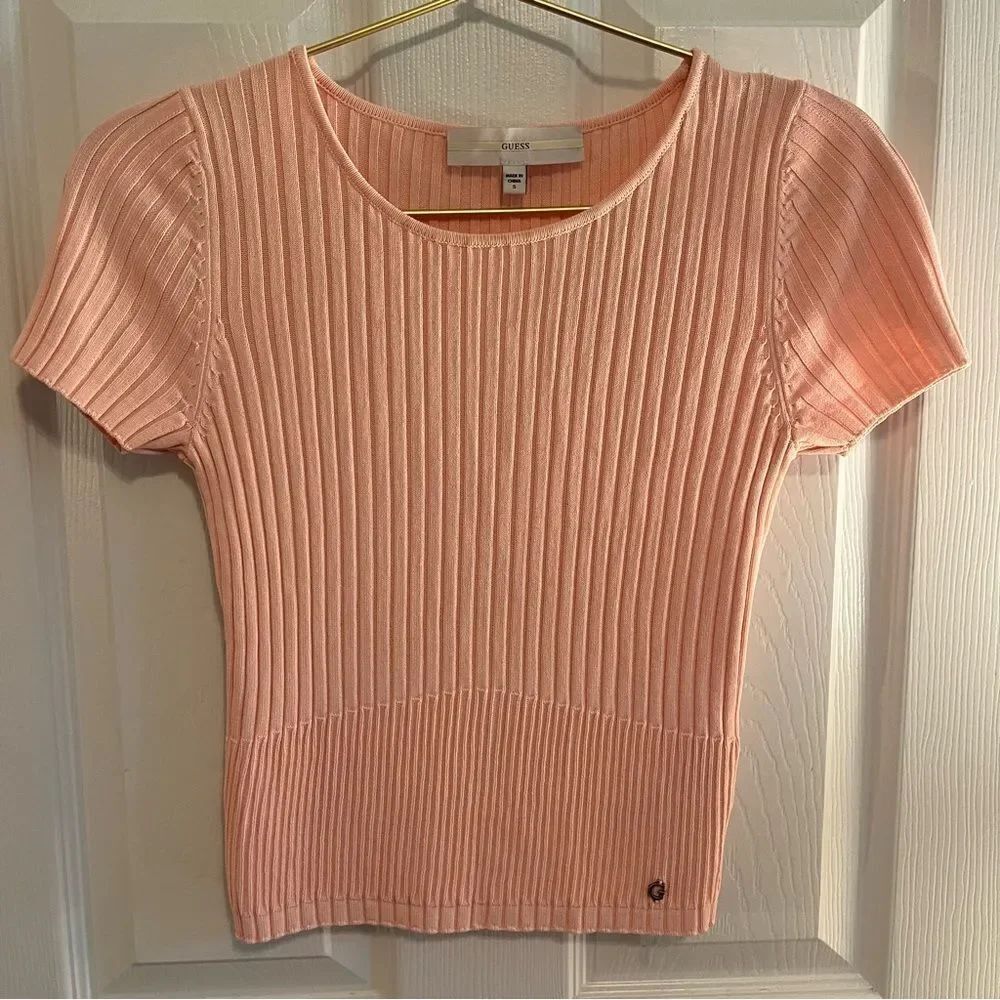 NWOT Guess Pink Ribbed Set - Picture 6 of 7